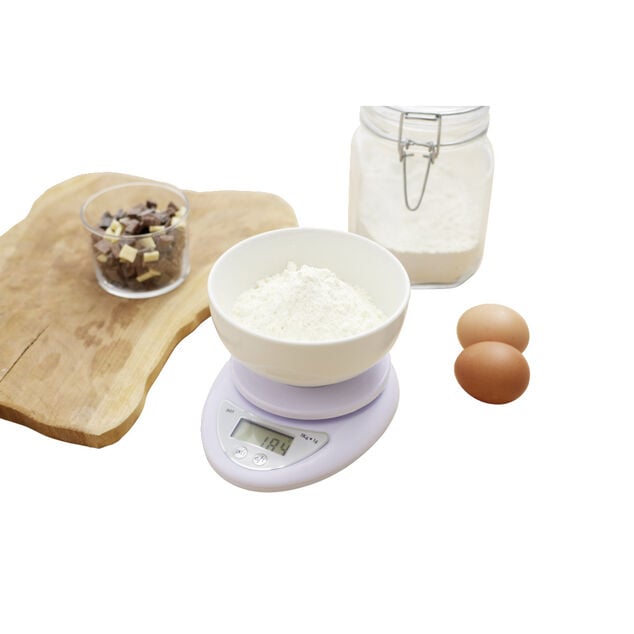 Balance de cuisine &eacute;lectronique max.5kg &eacute;cran LCD