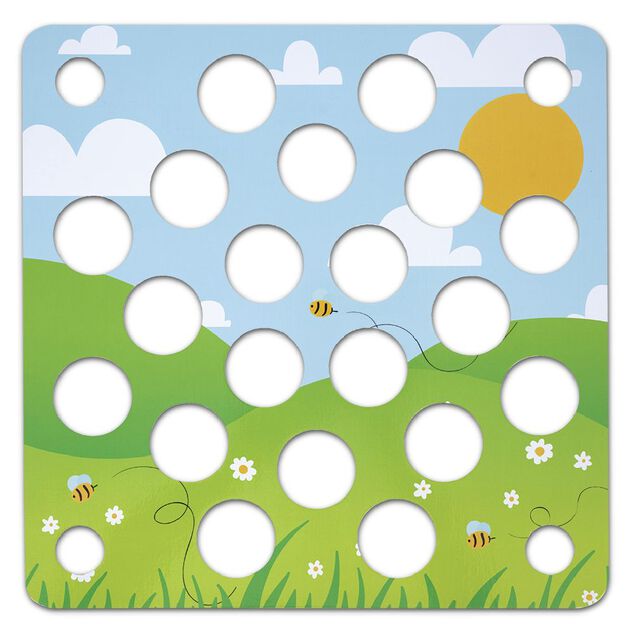 Jeu du cache-cache abeille XL en bois