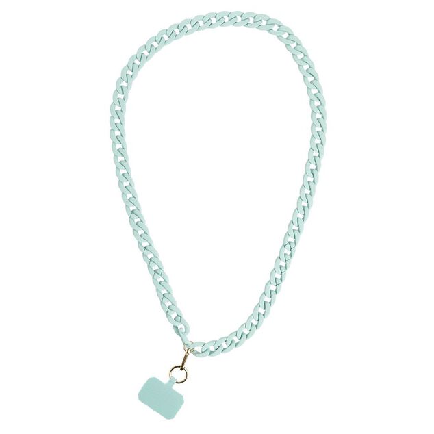 Collier cha&icirc;ne dor&eacute; pour t&eacute;l&eacute;phone 115cm