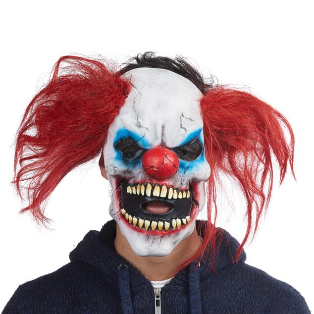 Masque adulte clown horreur pour d&eacute;guisement Halloween