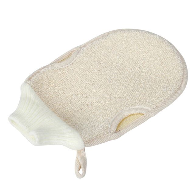 Gant de toilette fleur de douche exfoliant 26x16cm