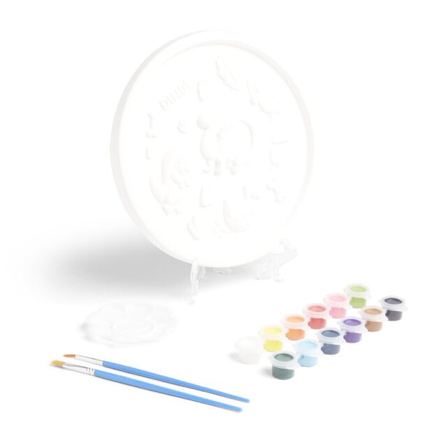 Pl&acirc;tre 3D &agrave; peindre licorne ou dinosaure - 2 mod&egrave;les