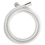 Tuyau flexible de douche plastique blanc 2m