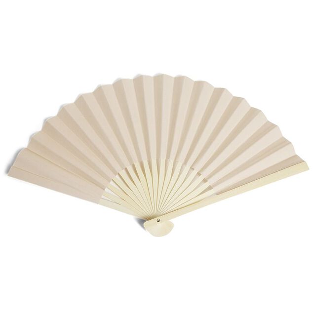 Éventail en bambou et papier 3 coloris