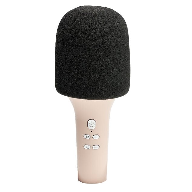 Micro pour karaok&eacute; 3en1 avec 3 effets de voix 5W L20cm