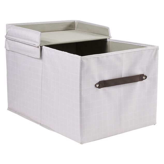 Bo&icirc;te de rangement demi ouverture 50x35xH30cm