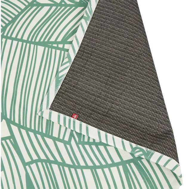 Tapis de jardin rectangulaire Hot Tropics vert et blanc 170x230cm
