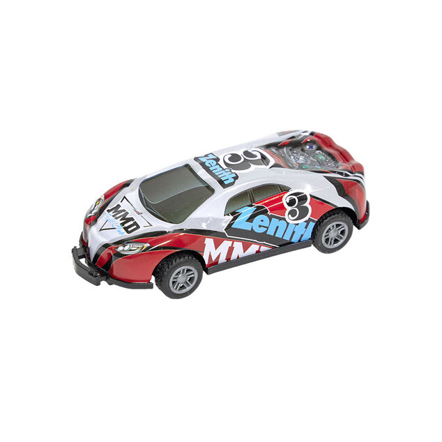 Voiture de course à friction en métal L9cm - 8 modèles