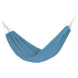 Hamac &agrave; suspendre Corfou 2 personnes polycoton bleu L200xl150cm