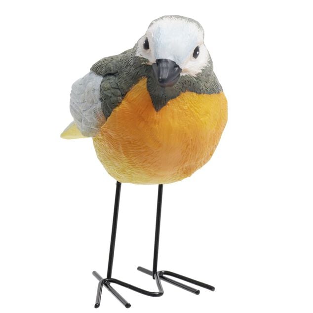 Figurine oiseau en résine 9x5xH10cm (3 modèles)