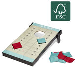 Jeu de lancer et du morpion 2 en 1 en bois