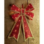 Noeud lumineux 30LED blanc chaud 37xH56cm