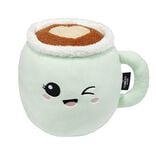 Peluche kawaii tasse blanche Ø27cm