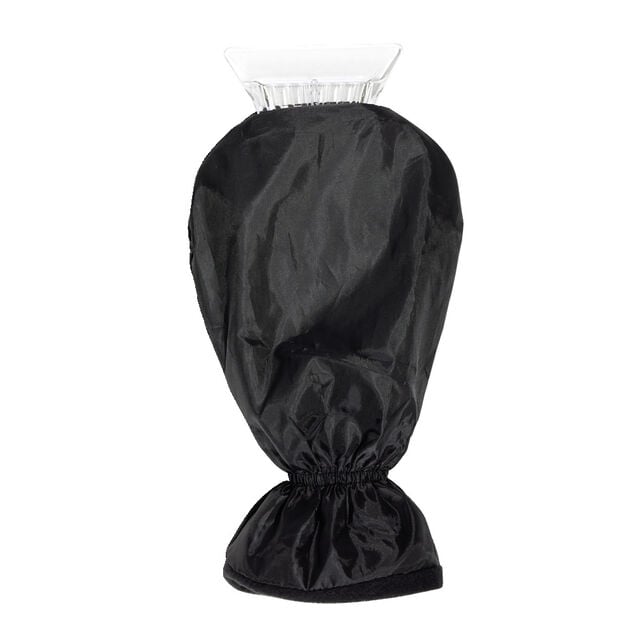 Gratte givre avec gant de protection noir