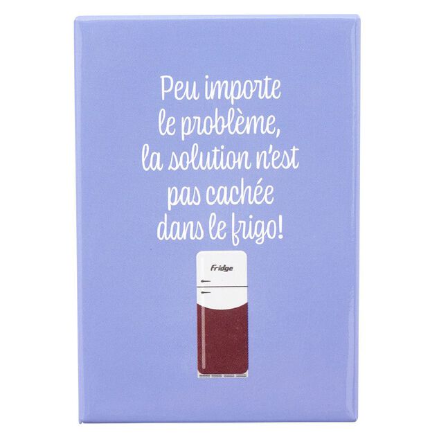 Aimant avec message humoristique