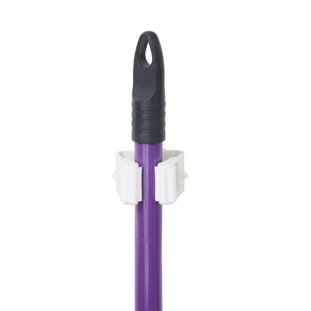 Porte balai adh&eacute;sif plastique