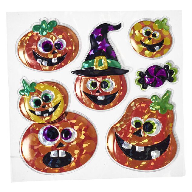 Stickers holographiques Halloween