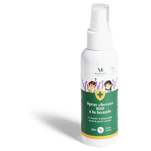 Spray &agrave; la lavande Bio pour cheveux 100ml