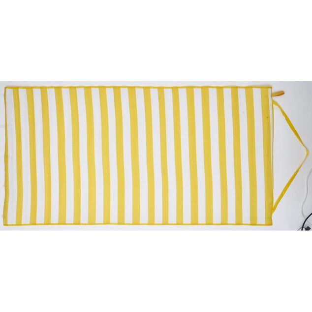 Natte de plage 1 personne Funky motif rayure 180x90cm