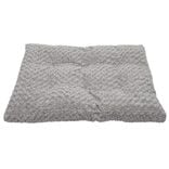 Couchage chien m&eacute;moire de forme gris 70x90cm Taille L