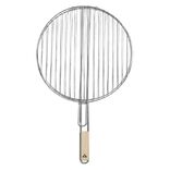 Grille ronde barbecue &Oslash;40cm m&eacute;tal et bois