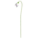 Fleur m&eacute;tal &agrave; planter lotus H60cm (3 mod&egrave;les)