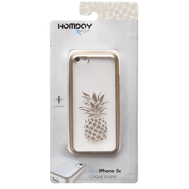Coque souple Ananas pour IPhone 5c
