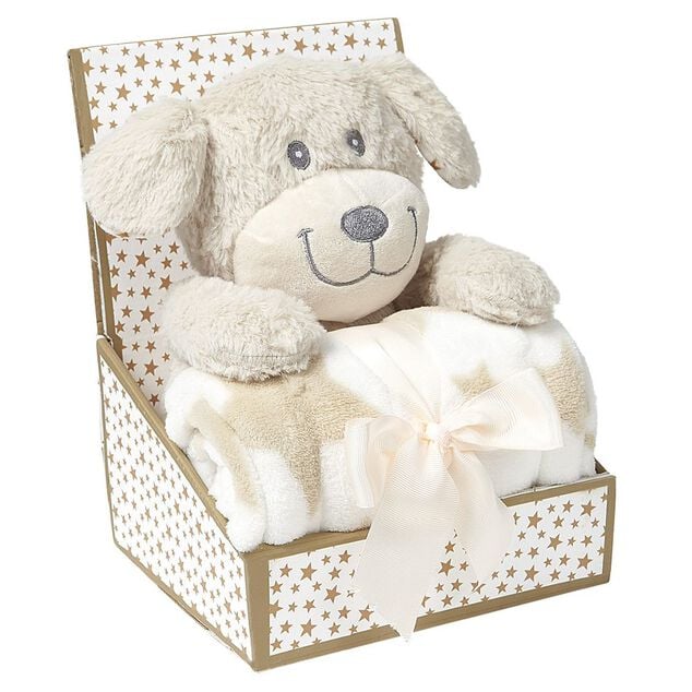 Plaid enfant avec peluche