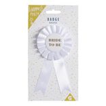 Badge future mari&eacute;e en tissu