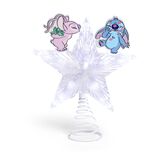 Cimier lumineux Disney Stitch étoile de sapin H24cm