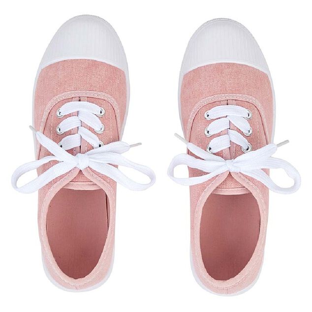 Tennis en toile rose T37