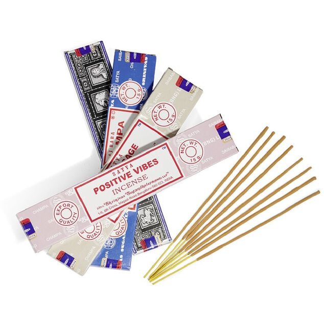 Lot de 8 bâtonnets d'encens - 3 modèles