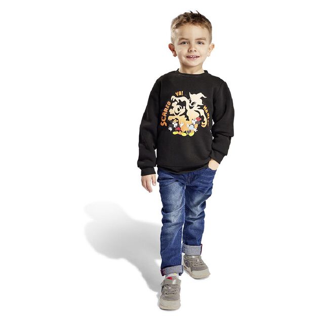 Pull enfant Disney Halloween Mickey phosphorescent 4/6ans