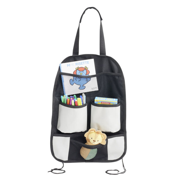 Organisateur de voiture prot&egrave;ge si&egrave;ge arri&egrave;re multipoches 31x43cm