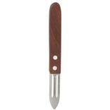 &Eacute;plucheur inox manche ergonomique en bois