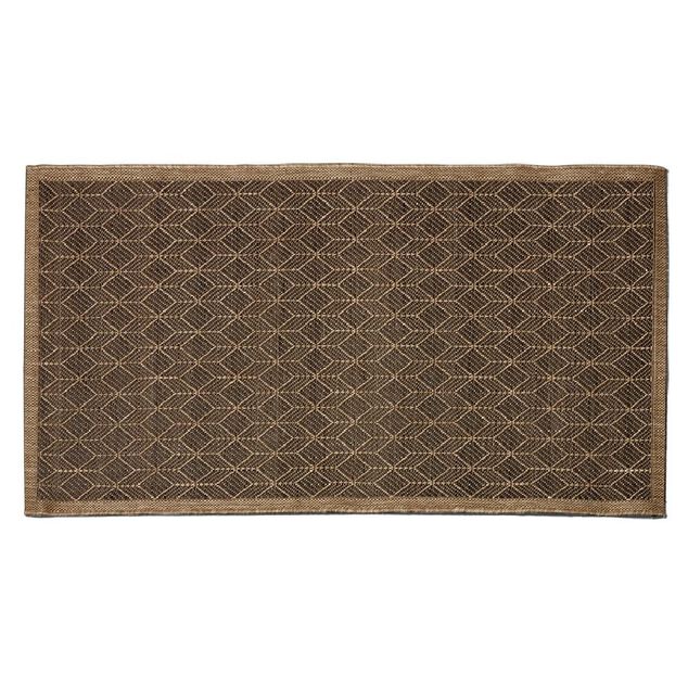 Tapis Yvan 80x150cm beige et noir