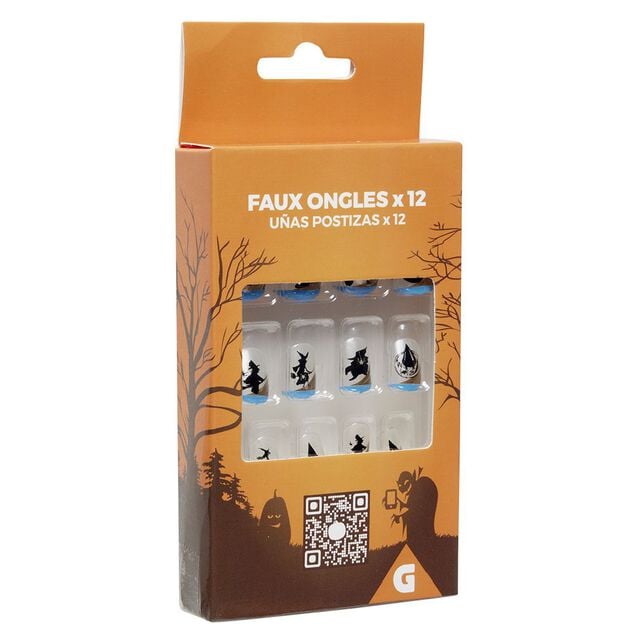 Faux ongles en plastique x12