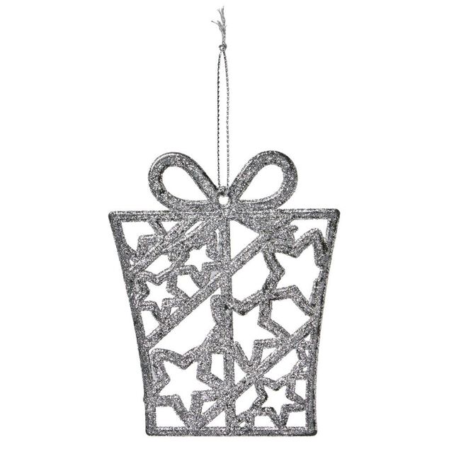 Déco à suspendre paillette argenté - 10 modèles