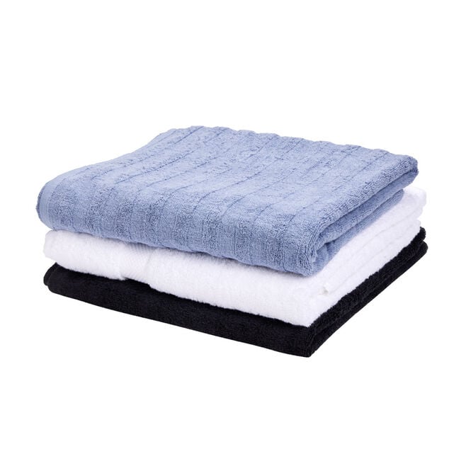 Drap de bain 100% coton 100x150cm  - 3 mod&egrave;les