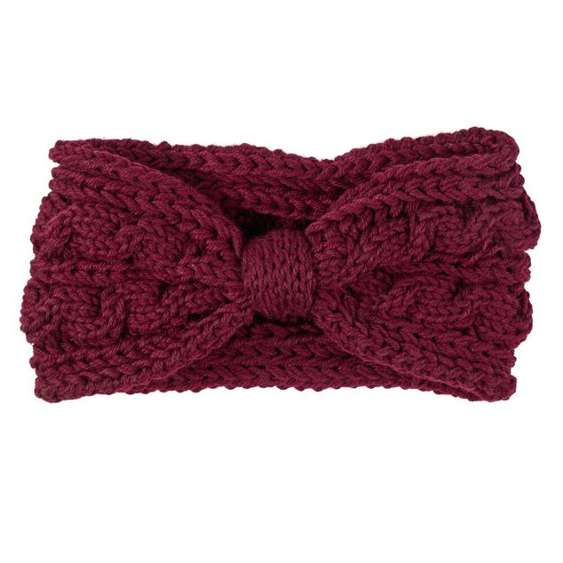 Bandeau cheveux femme polyester tricot L22cm (3 mod&egrave;les)