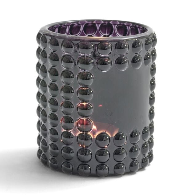 Bougeoir bubble noir &Oslash;7,8cm