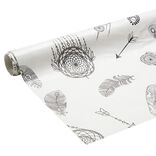 Toile cirée motif plume attrape-rêve 140 cm