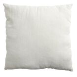 Coussin carr&eacute; d&eacute;perlant blanc &eacute;cru 40x40cm