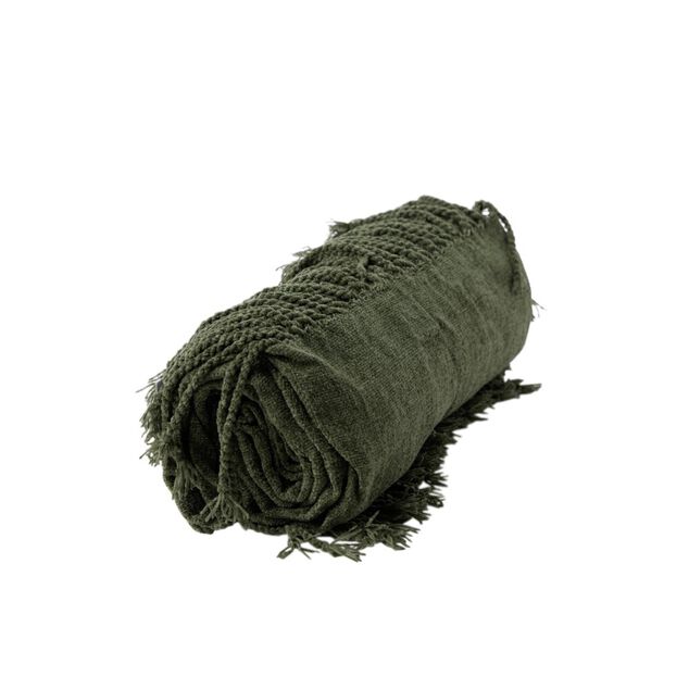 Plaid &eacute;charpe 130x150cm vert