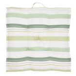 Coussin palette dossier motif bayad&egrave;re blanc et vert 60x60cm