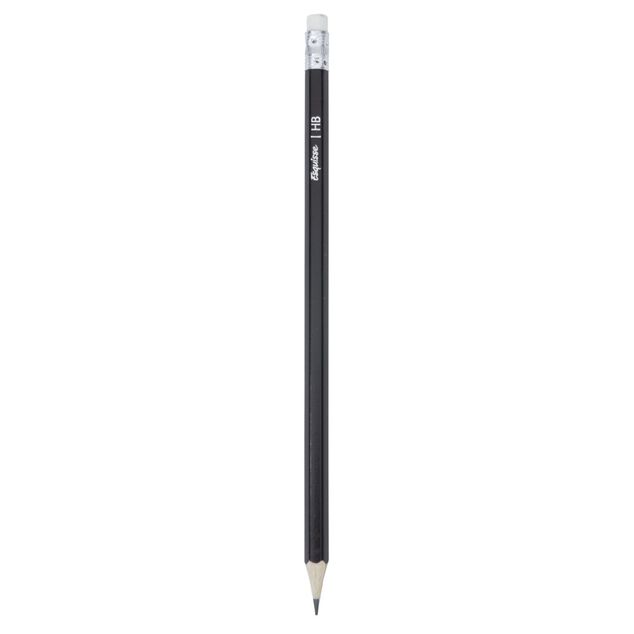 Crayon graphite HB avec gomme x4