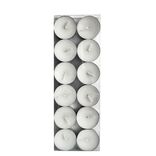 Bougie chauffe-plat blanche Ø3,5cm (lot de 12)