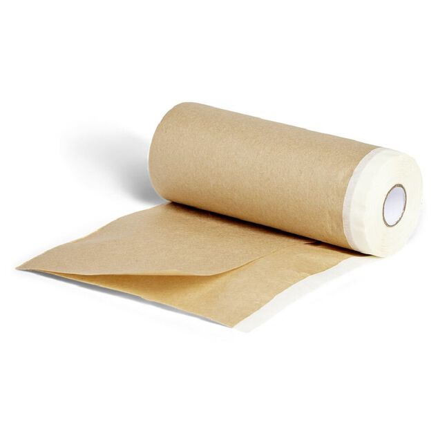 Protection papier pour peinture avec ruban de masquage