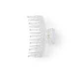 Pince cheveux crabe transparent mat L9cm