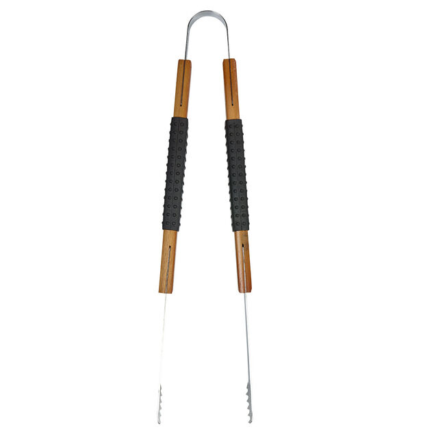 Ustensile barbecue x3 bois et m&eacute;tal